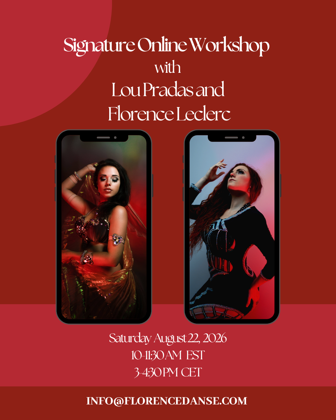 Signature Online Workshop with Lou Pradas and Florence Leclerc